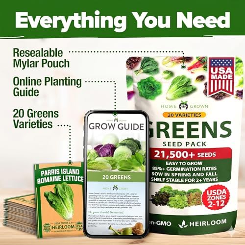 HOME GROWN 20 Variety Lettuce Seed Mix, 21,500+ Seeds, Indoor & Hydroponic - Image 5