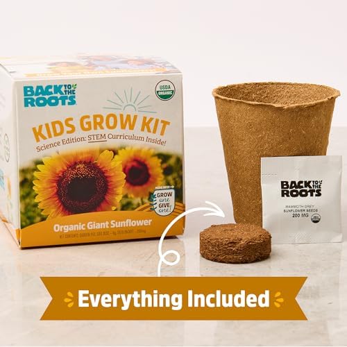 Back to the Roots Kids Science Grow Kit 2ct - Watermelon and Sunflower (Pack of 8) - Image 3