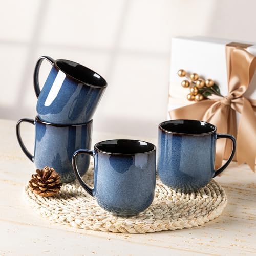 LERATIO Ceramic Coffee Mugs Set of 6,12oz Handmade Coffee Mugs Set - Image 6