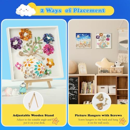 DIY Vase Mosaic Painting Kit, Colorful - Image 5