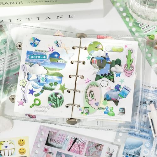 Japanese Sticker Book for Journaling,Dreamcore Stickers for Scrapbooking - Image 6