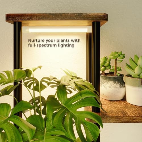 Bamworld Plant Stand Indoor with Grow Light 5 Tier Corner Plant Shelf - Image 4