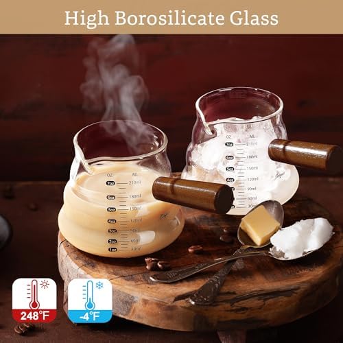 Joeyan Espresso Shot Cups, Wave Glass Measuring Cup, Espresso Accessories - Image 4
