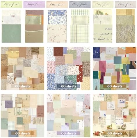 360Pcs Vintage Scrapbook Paper Kit, Collage Paper and Junk Journal Supplies - Image 2
