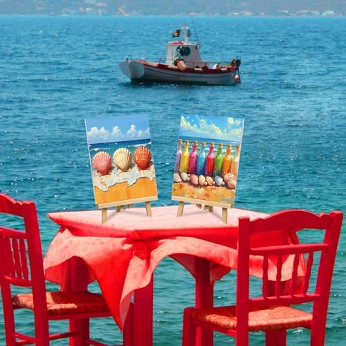Sherr 24 Pcs Pre Drawn Canvas for Adult, Hawaii, 8 x 10 Inch - Image 4