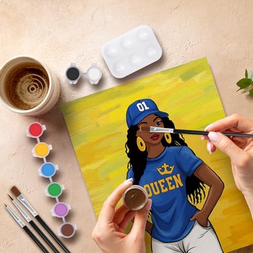 VOCHIC Sip and Paint Kit for Adults Couples Date Night Pre Drawn Canvas - Image 7