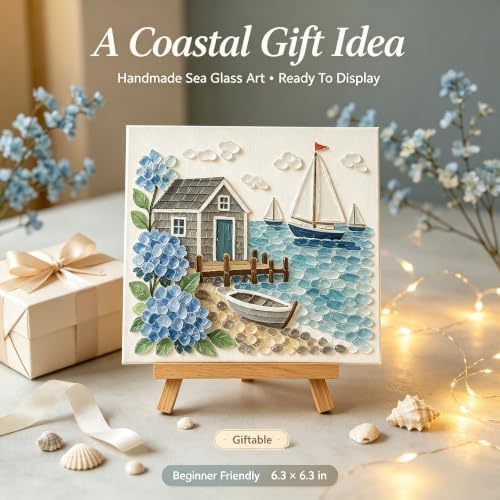 Timeless American Destinations Sea Glass Art Kit 5D Craft Mosaic (Style3) - Image 5