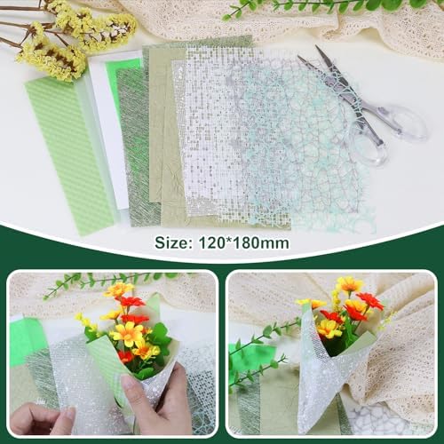 Koqye 131PCS Scrapbook Paper Pack & Junk Journal Kit (Botanical Sage) - Image 5