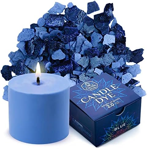 Blue Candle Dye 2 oz for Soy Candle Making – Wax Color Chips by ALEXES