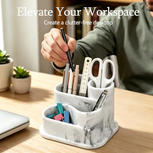 Aesthetic Desk Organizer,Pen Holder for Desk,Modern Office Desk Accessories - Image 4