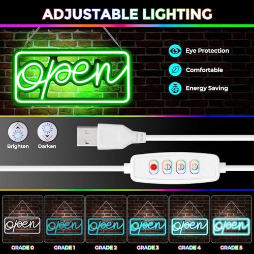 Led Open Signs for Business,Colorful and High Brightness LED - Image 5