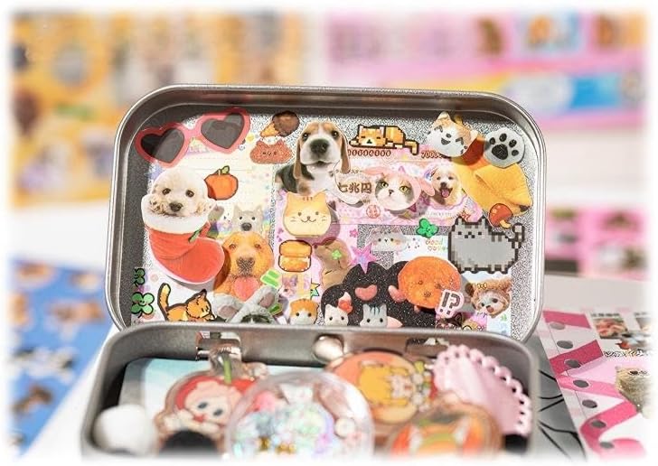 Cat Sticker Book Kawaii Cute Stickers Bulk Aesthetic Funny Meme 800+ - Image 6