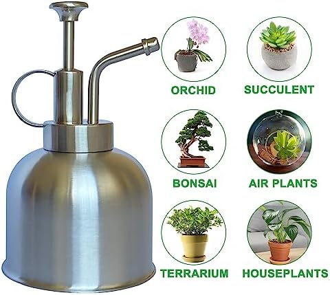 Stainless Steel Plant Sprayer, Small Watering Can for Indoor Potted Plants - Image 6