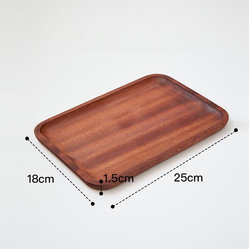 Coffee Table Serving Tray,Decorative Food Trays for Breakfast,Tea,Snacks - Image 4