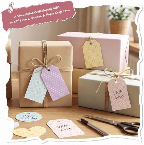 BESARME Scrapbook Paper Pad, 60 Sheets, 5.5 x 8.3 in, Double-Sided - Image 6