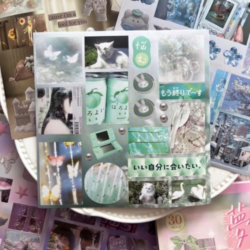 Japanese Stickers for Journal Supplies, Japanese Sticker Book for Scrapbook - Image 5