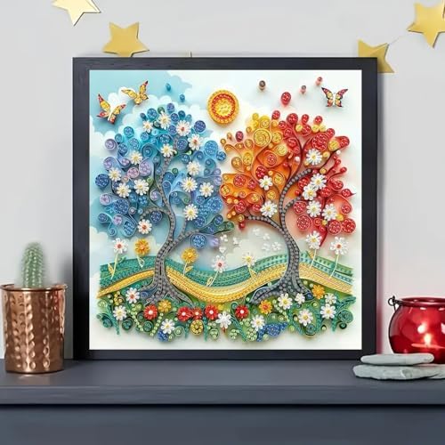 Diamond Art Kits for Adults,Tree of Life Diamond Painting Kits 12 x 12 inch - Image 4