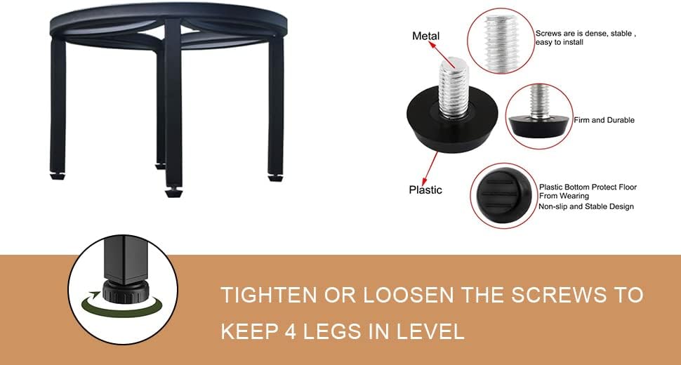 Zhongma Set of 3 Heavy Duty Sturdy Metal Plant Stand Indoor Fully Assembled - Image 5