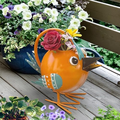 Metal Cute Bird Watering Can,Watering Can Indoor/Outdoor Plants - Image 5
