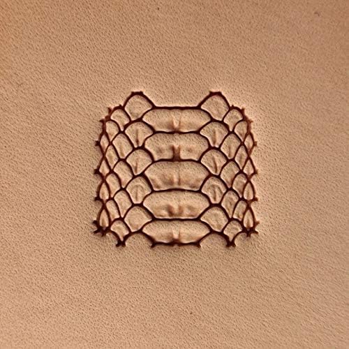 DandS ltd Snake Leather Stamp Tool, Professional Steel Craft Tool for Leatherworking, Embossing, Carving & Stamping Leather Projects, Belts Wallets & DIY Projects Compatible with Mallet #395