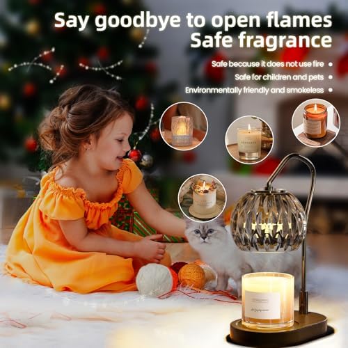 Candle Warmer Lamp with Timer & 4-Level Dimmer, Modern Decor - Image 4