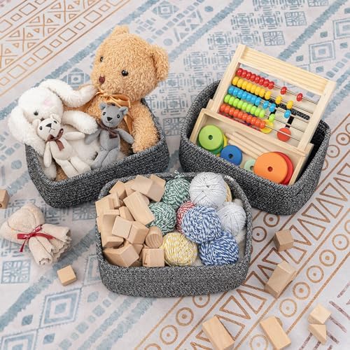 CubesLand Baskets for Organizing,Small Woven Storage Baskets for Shelves - Image 2