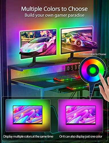 MATICOD LED Lights for TV Led Backlight, 9.84ft RGB Led Strip Lights for TV Lights Behind, USB Led Light Strip for 32-43in TV, Bluetooth APP Control Music Sync Strip Lighting for Christmas Decorations - Image 4