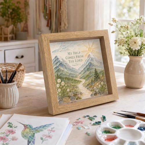 DIY Acrylic Gem Mosaic Craft Kit 8 Patterns Nature Theme Decor - Image 4