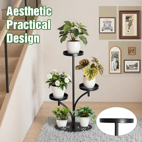 3 Tier Metal Plant Stand Indoor, for Patio, Living Room, Bedroom - Image 5