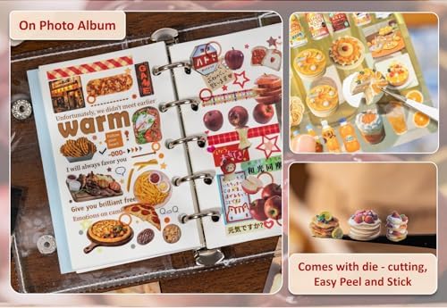 Japanese Retro Sticker Book, 800 Cartoon Stickers Book with Art Coated Paper Creative Activity Stickers for Adults, DIY Scrapbooking Phone Cases Laptops Party Gifts (Maple Story) - Image 4