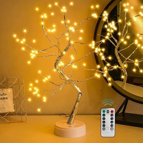 OURBAOFU 20'' 108LED Fairy Sparkly Tree Lamp with Remote Control by OURBAOFU