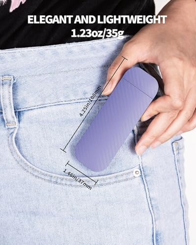 HEMONNKAM Book Reading Light, Rechargeable Clip on Booklight, Eye Caring 3 Color Temperatures & 5 Brightness Levels, Night Use for Bed, Long Lasting, Reading at Night in Bed, Romantic Purple - Image 4
