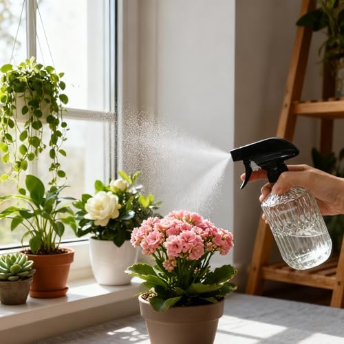 YYTSGG Clear Glass Handheld Spray Bottle, 15oz, Adjustable Mist Nozzle - Image 4
