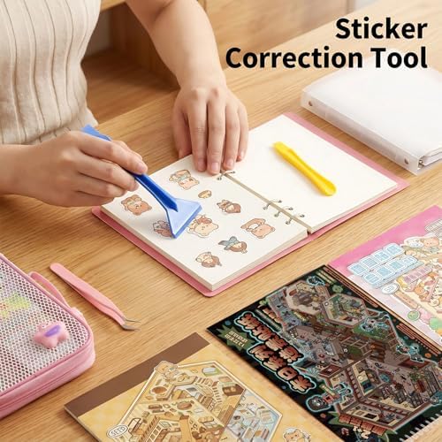 11-in-1 Sticker Craft Studio, Ultimate DIY Miniature Diorama Kit with Tweezers & Accessories - Image 4