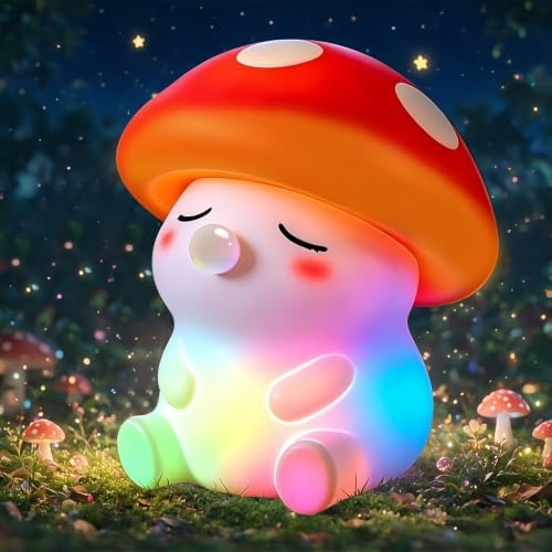 Mushroom Night Light,Cute Touch for Kids Mushroom Lamp Nursery Decor Light by IYTBabyNightLight
