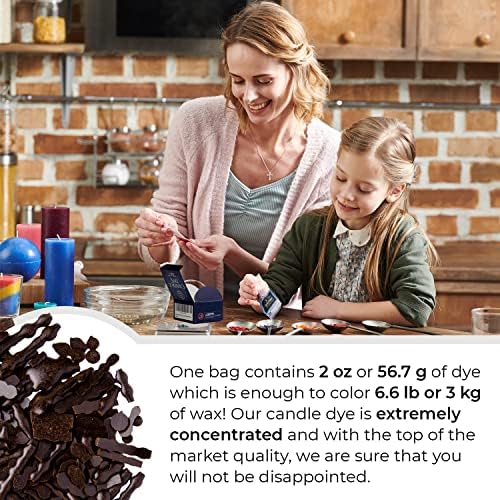 Brown Candle Dye 2 oz for Soy Candle Making – Wax Color Chips - Image 4