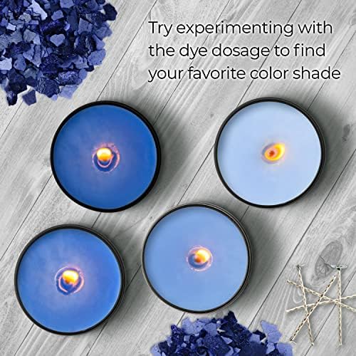 Blue Candle Dye 2 oz for Soy Candle Making – Wax Color Chips - Image 6