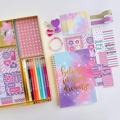 Nollh DlY Journal Kit for Girls Scrapbook Gifts for 8-12 Year Old Girl - Image 6