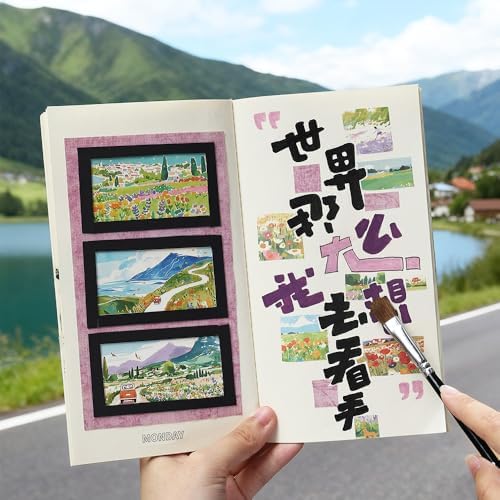 Summer Scenery Sticker Book, PET & Washi Stickers for Journaling - Image 4