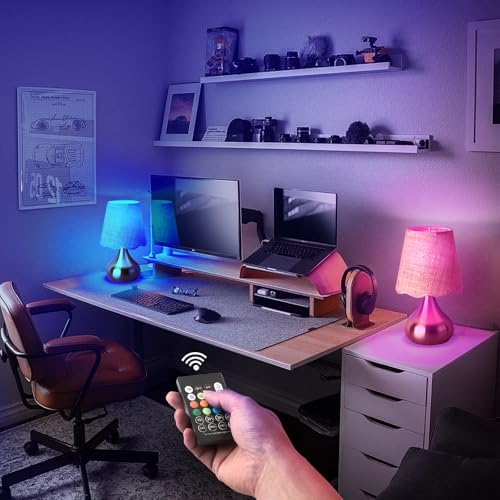 Ziqqeelam Cordless Table Lamp Rechargeable, Good Mini Table Lamp for Nightstand, Battery Operated Small Table Lamp for Small Spaces for Kitchen Counter, Bookshelf, Bedside, Bedroom, Living Room - Image 5