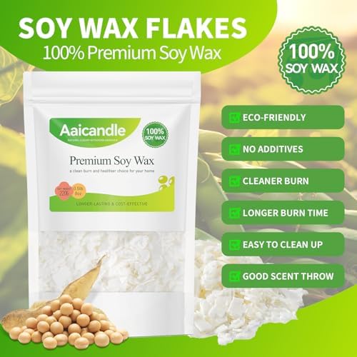 Aaicandle Soy Wax Flakes for Candle Making 0.5 lb, 100% Soy Wax - Image 4