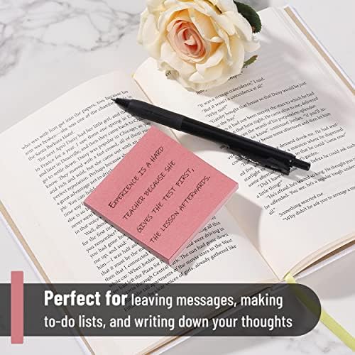 Mr. Pen- Sticky Notes, 3"x3", 12 Pads, 600 Sheets, Vintage Colors - Image 4