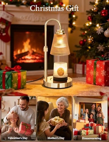 Candle Warmer Lamp with Timer Dimmable, Lamp Candle Warmer Birthday Gifts for Women, Black Adjustable Wax Melter Warmer for Jar Candles, House Warming Gift Home Decor - Image 7