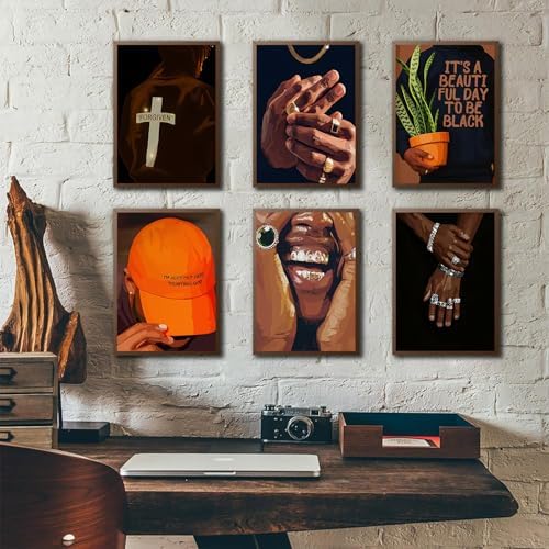 6pack Black Culture & Faith Art Diamond Art Kits，Diamond Painting Kit - Image 2