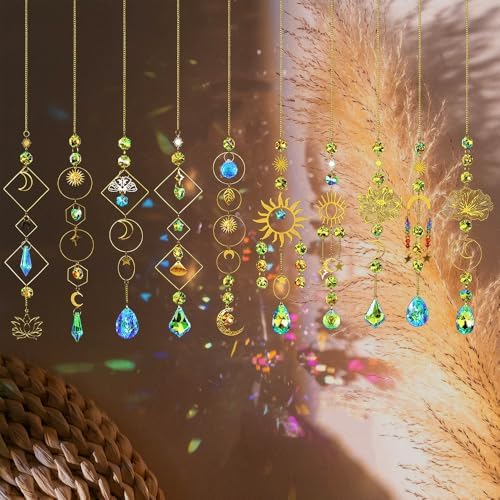 IcosaMro 400PCS Sun Catcher Kit Arts and Crafts for Adults Crystal Suncatcher Crafts Kit Suncatchers DIY Prism Making Supplies for Indoor Window Hanging, Outdoor Garden Decor Wedding Christmas - Image 3