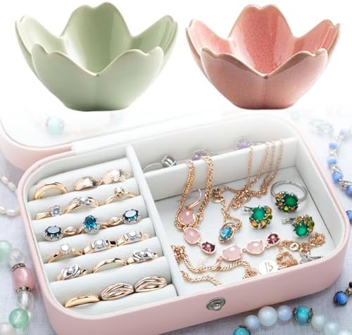 Versatile Ceramic Organiser Dish Floral Pattern Storage Tray for Keys Office Supplies or Bathroom Essential Elegant Kitchen Countertop Organiser Bowl - Image 4