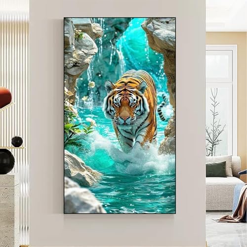 Large Diamond Art Kits for Adults, Tiger Diamond Painting Kits for Adults - Image 2