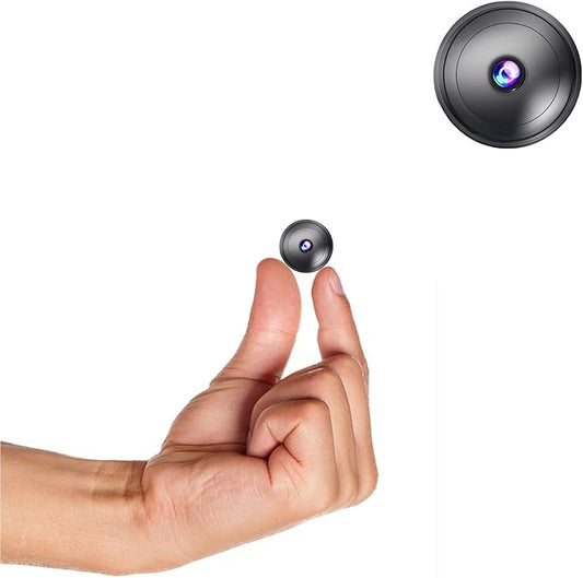Only 0.9 inch Hidden Camera with Audio/Video Mini Small Spy Cameras Home Indoor Use Night Vision Motion Detection Baby Monitor Wireless Outdoor Nanny espias ocultas WiFi Security Secret