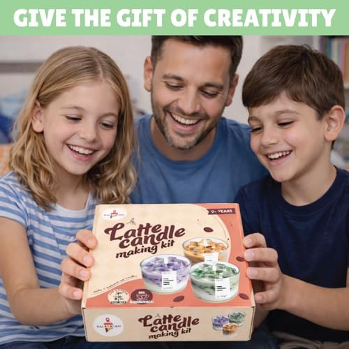 Kalakaram Latte Candle Making Kit | Make 3 Aromatic Candles with Natural Soy Wax | Perfect for Beginners, Home Décor & Gift Set | DIY Candle Kit for Home Décor, Gifting & Hobby Craft (Latte Theme) - Image 7
