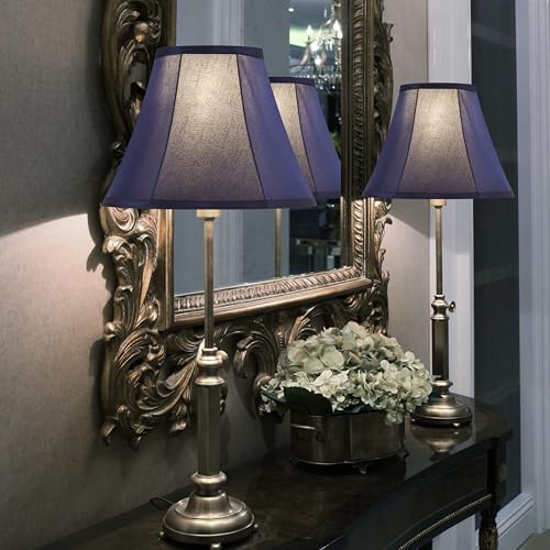 Blue Bell Lamp Shades, Medium, 6" Top x 13" Bottom x 9.8" High - Image 7